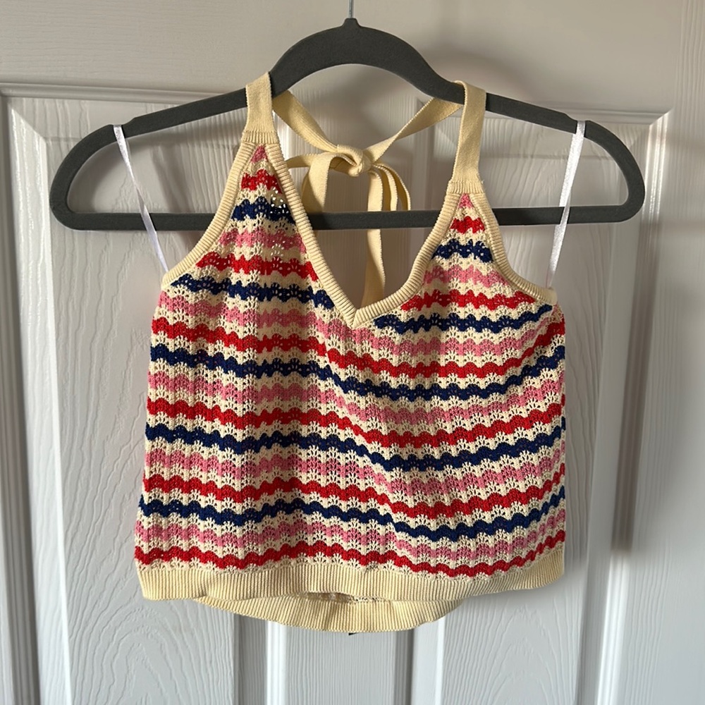 NWT Knit halter top.